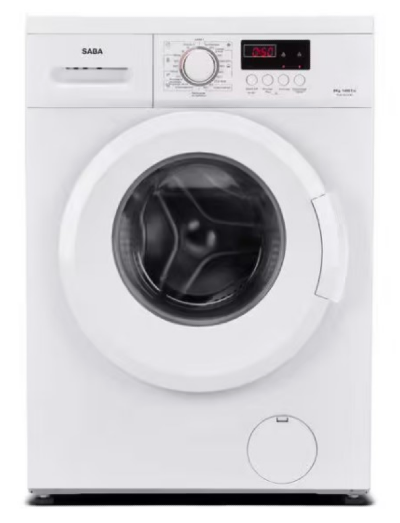 Notice d'utilisation, manuel d'utilisation et mode d'emploi Saba FL814L21W Lave linge ouverture hublot 8Kg   