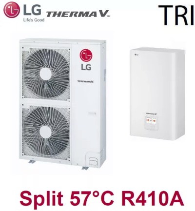 Notice d'utilisation, manuel d'utilisation et mode d'emploi LG HU163.U33 Pompe à chaleur Air/Eau Therma V split R410A    