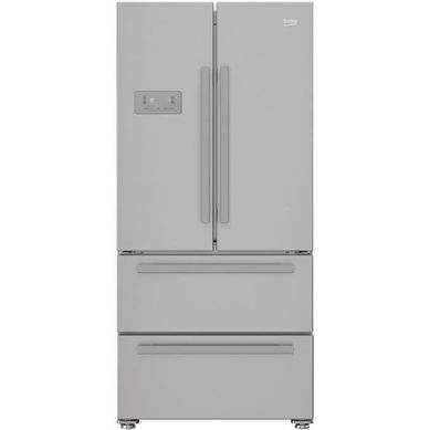  Beko REM60SN Réfrigérateur Multiportes - 539 L (387+152) - Froid Ventilé - Neofrost - Gris Acier - Rem60sn  