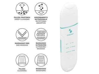  Beper P302VIS003 Skin Scrubber - appareil de nettoyage du visage par ultrasons  