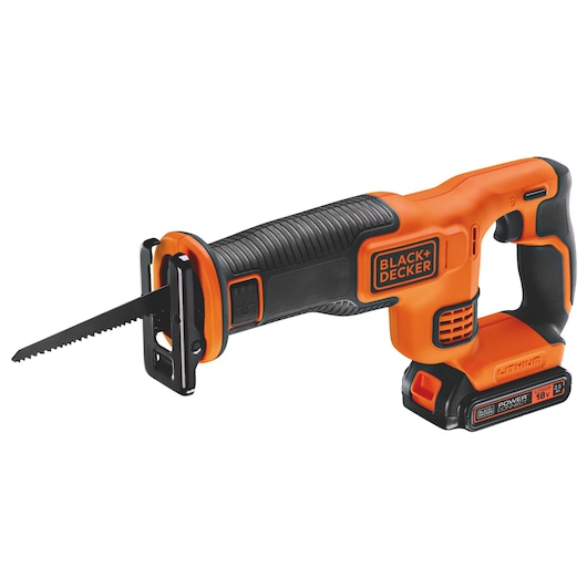 Notice d'utilisation, manuel d'utilisation et mode d'emploi Black et decker BDCR18E1-QW Scie sabre sans   