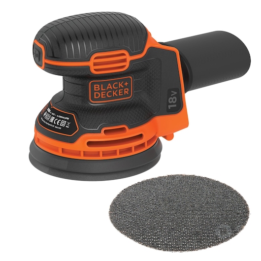 Notice d'utilisation, manuel d'utilisation et mode d'emploi Black et decker BDCROS18N Ponceuse excentrique 18V  