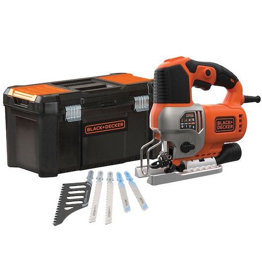 Notice d'utilisation, manuel d'utilisation et mode d'emploi Black et decker BES610KA5-QS 650W Pendulum Jigsaw   