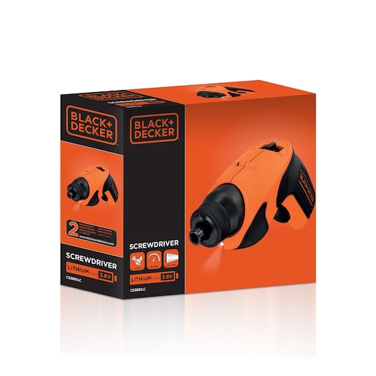 Notice d'utilisation, manuel d'utilisation et mode d'emploi Black et decker CS3651LC-QW Tournevis 3.6V Li-Ion  