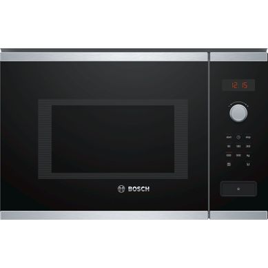 Notice d'utilisation, manuel d'utilisation et mode d'emploi Bosch BFL553MS0 Micro-ondes Encastrable 25l 900w Inox - Bfl553ms0  