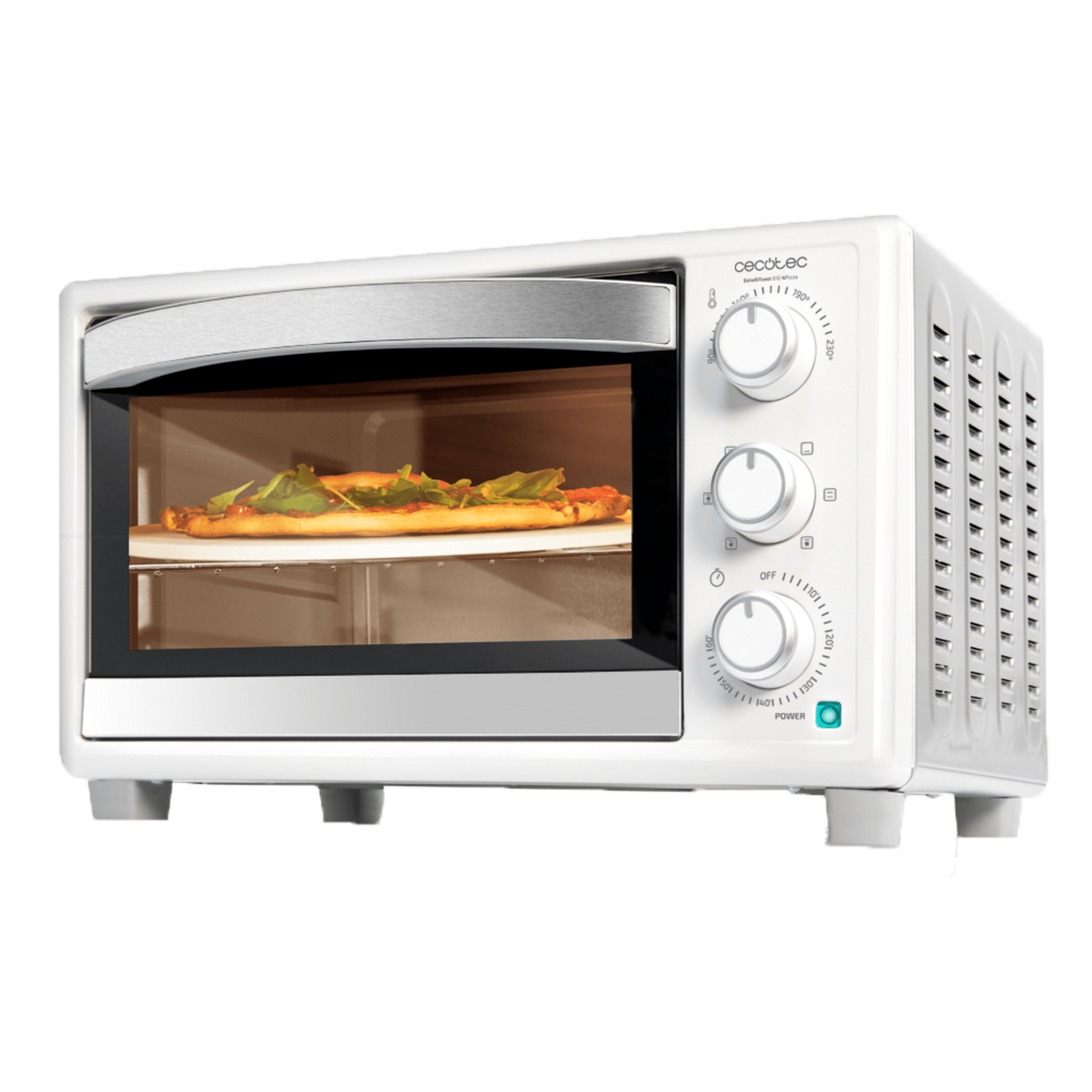 User manual Cecotec BAKE & TOAST 2600 WHITE 4PIZZA Mini four 