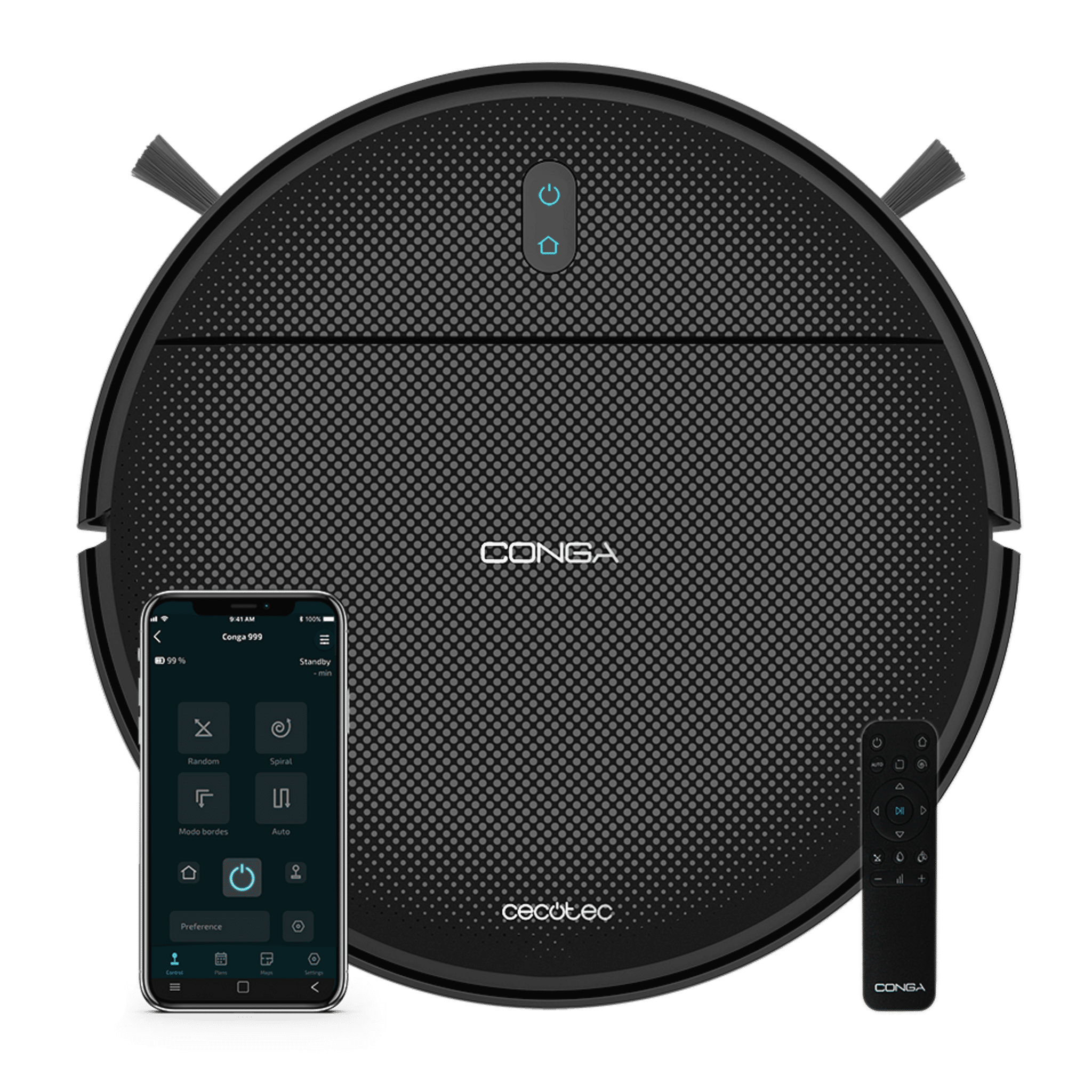 Notice d'utilisation, manuel d'utilisation et mode d'emploi Cecotec CONGA 999 ORIGIN GENESIS Aspirateur robot   