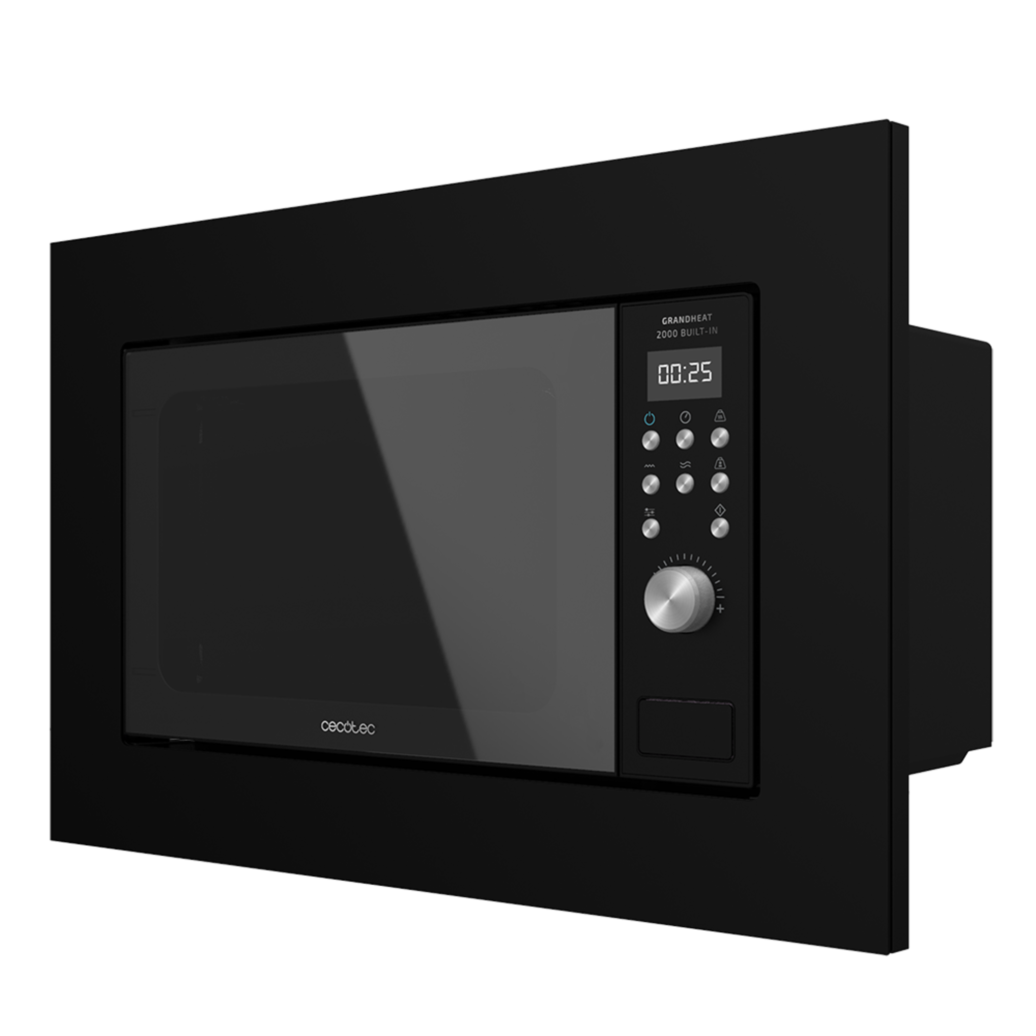 Notice d'utilisation, manuel d'utilisation et mode d'emploi Cecotec GRANDHEAT 2000 BUILT-IN-BLACK Micro-ondes  