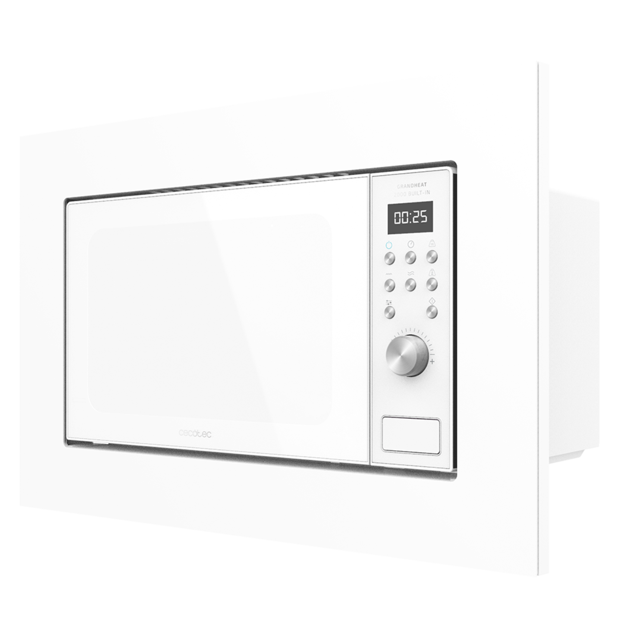 Notice d'utilisation, manuel d'utilisation et mode d'emploi Cecotec GRANDHEAT 2000 BUILT-IN WHITE Micro-ondes  