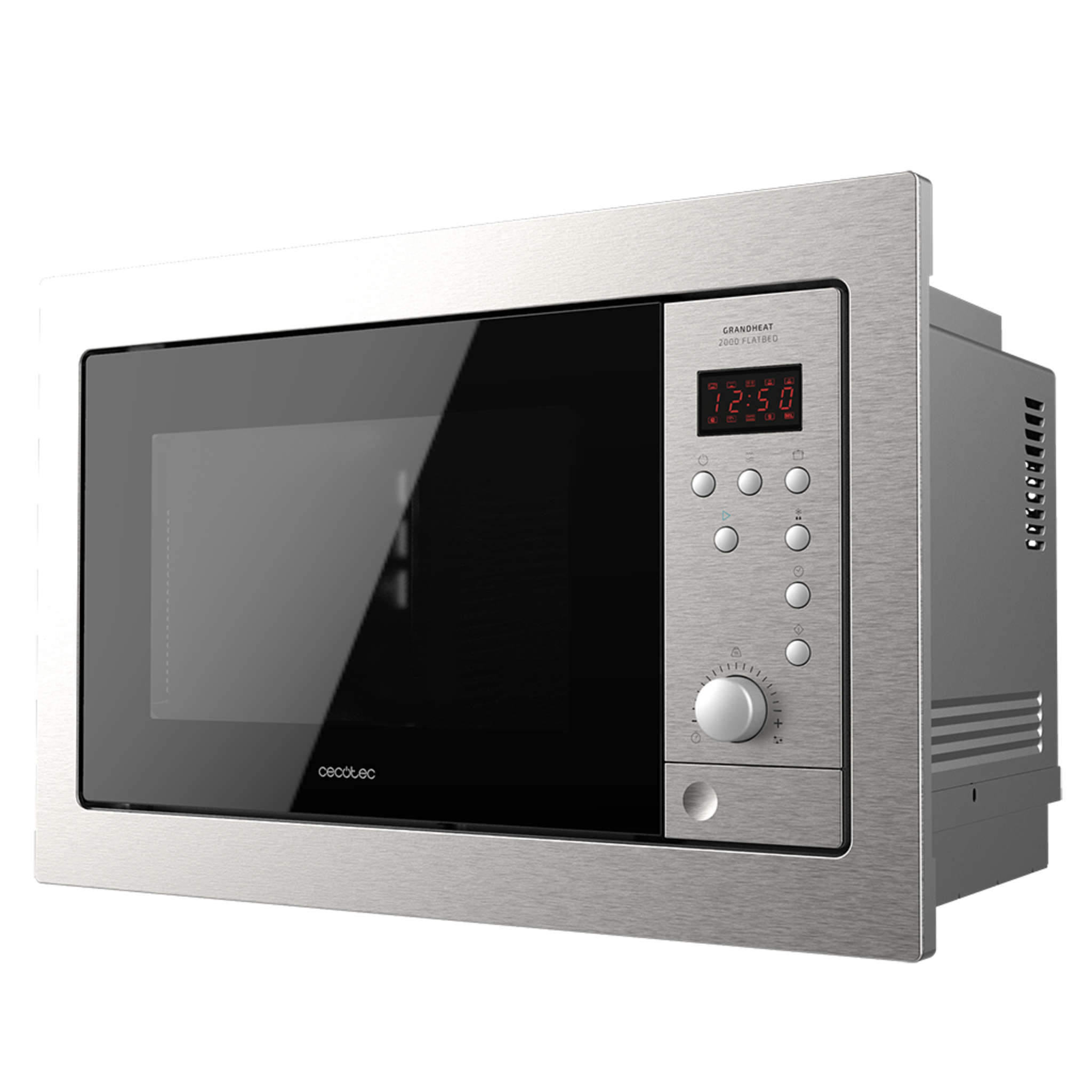 Notice d'utilisation, manuel d'utilisation et mode d'emploi Cecotec GRANDHEAT 2500 BUILT-IN STEELBLACK Micro-ondes  