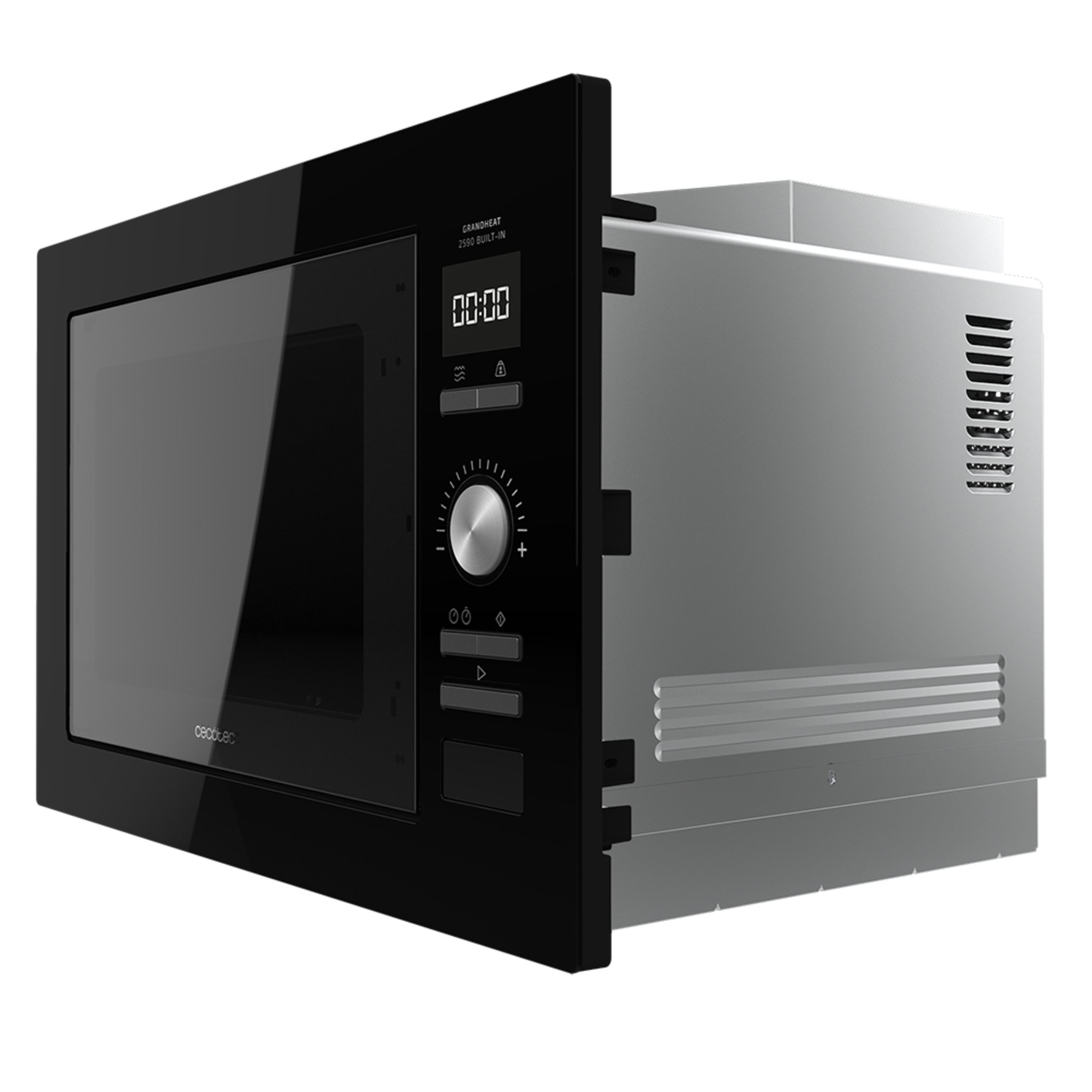 Notice d'utilisation, manuel d'utilisation et mode d'emploi Cecotec GRANDHEAT 2590 BUILT-IN BLACK Micro-ondes  