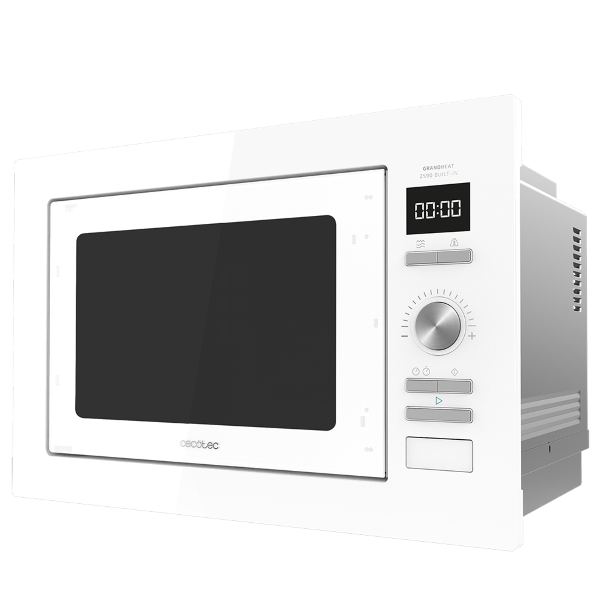 Notice d'utilisation, manuel d'utilisation et mode d'emploi Cecotec GRANDHEAT 2590 BUILT-IN WHITE Micro-ondes  