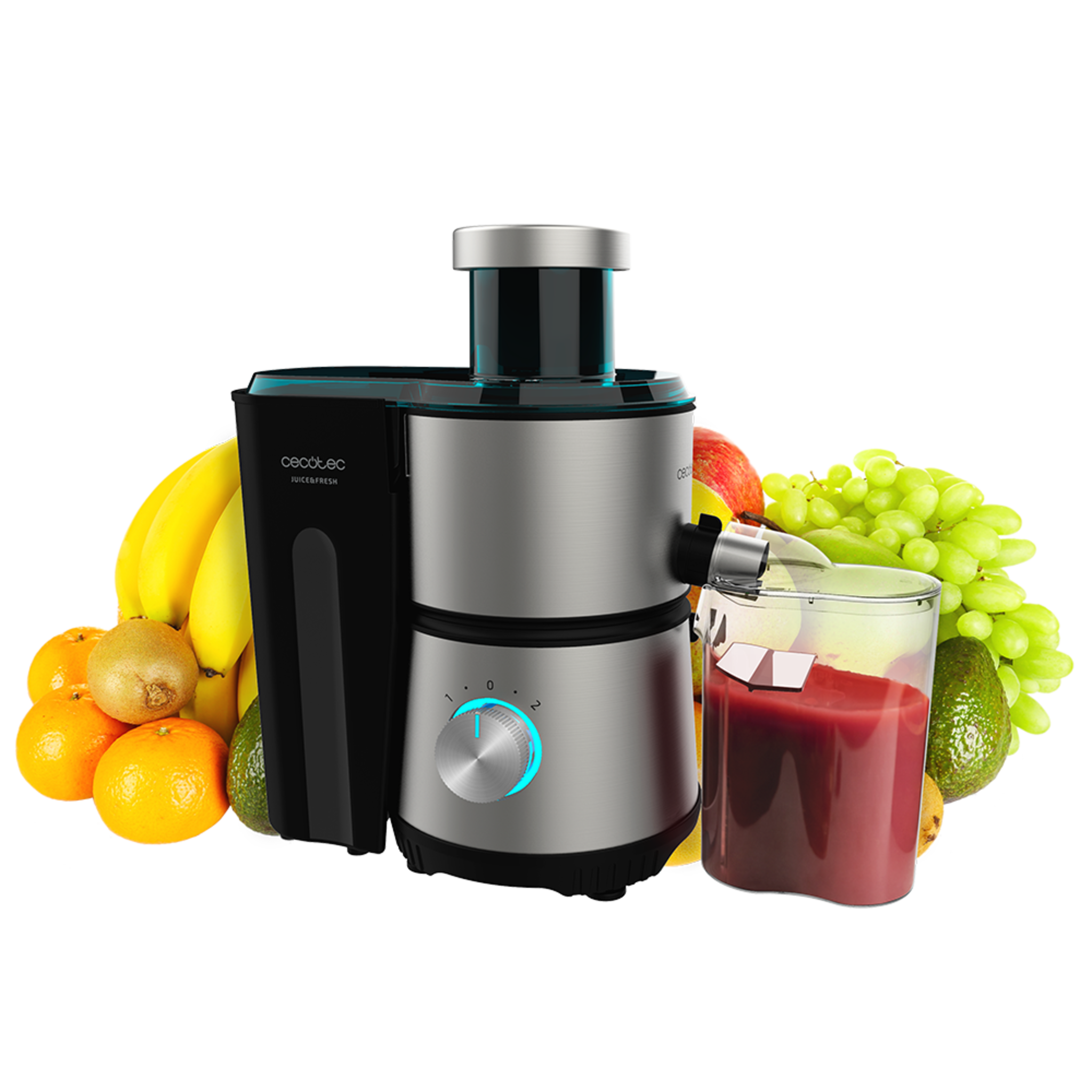 Notice d'utilisation, manuel d'utilisation et mode d'emploi Cecotec JUICE & FRESH 400 TITAN BLACK Extrateur de jus   