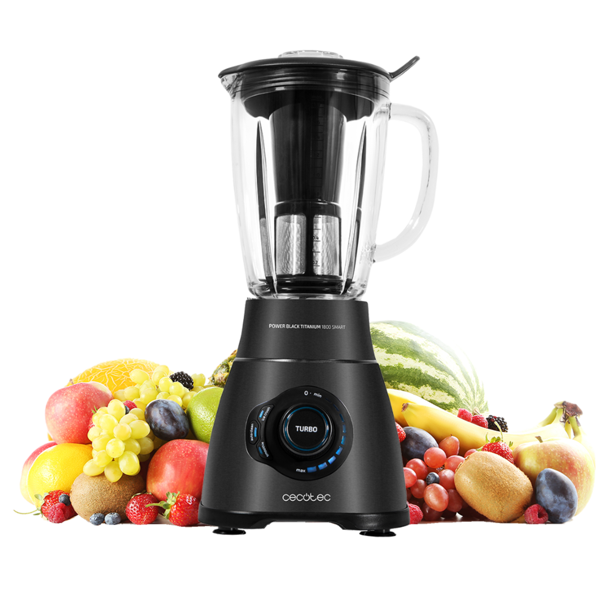  Cecotec POWER BLACK TITANIUM 1800 SMART Blender  