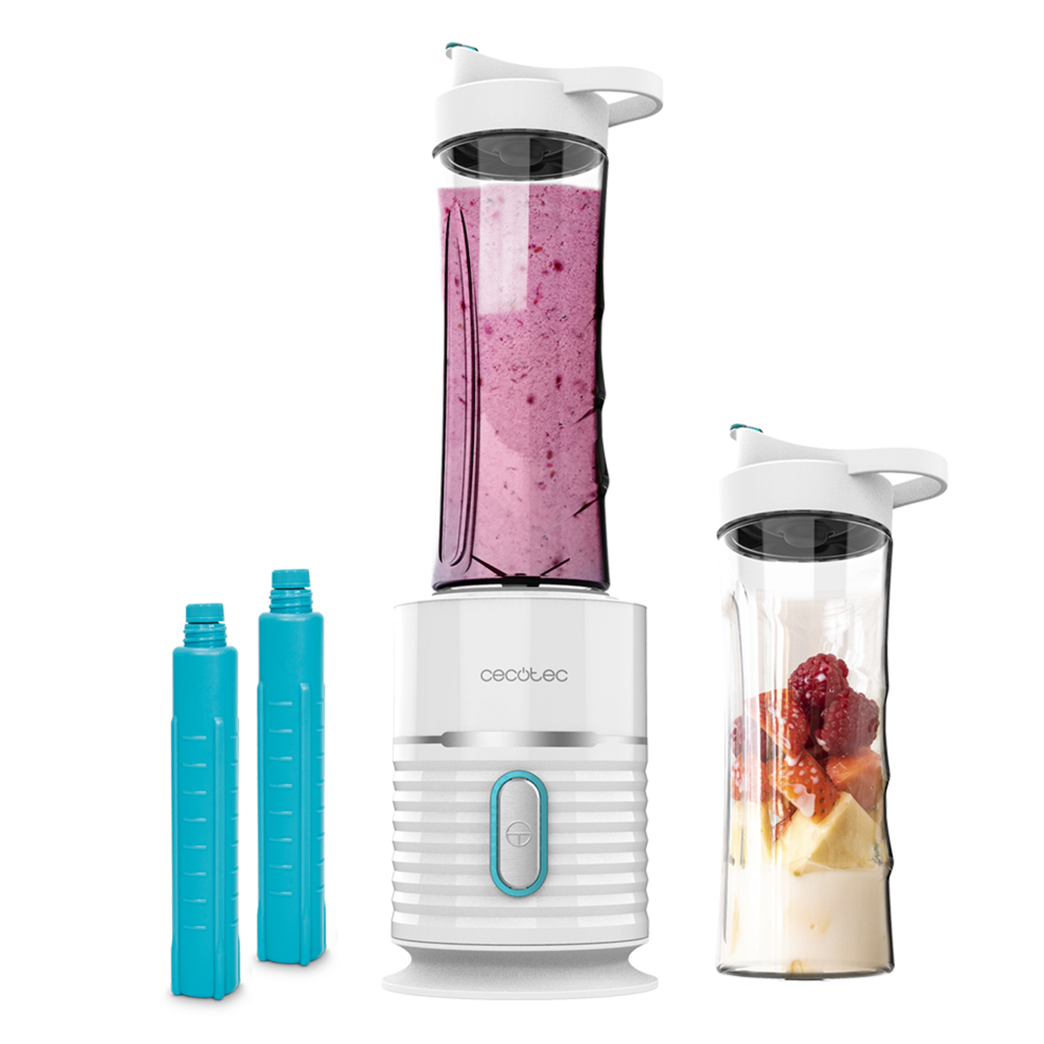 Notice d'utilisation, manuel d'utilisation et mode d'emploi Cecotec POWER TITANIUM 500 FRESH&GO Blender   