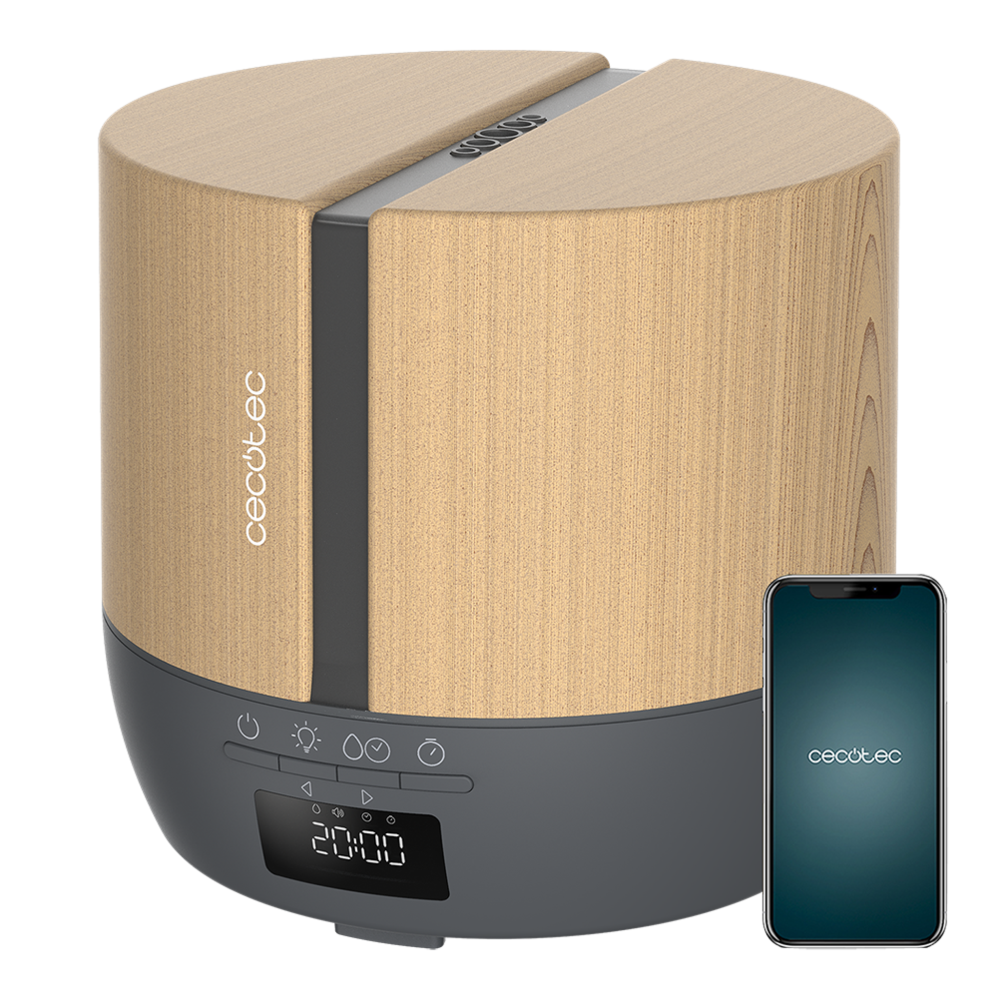 Cecotec PUREAROMA 550 CONNECTED GREY WOODY