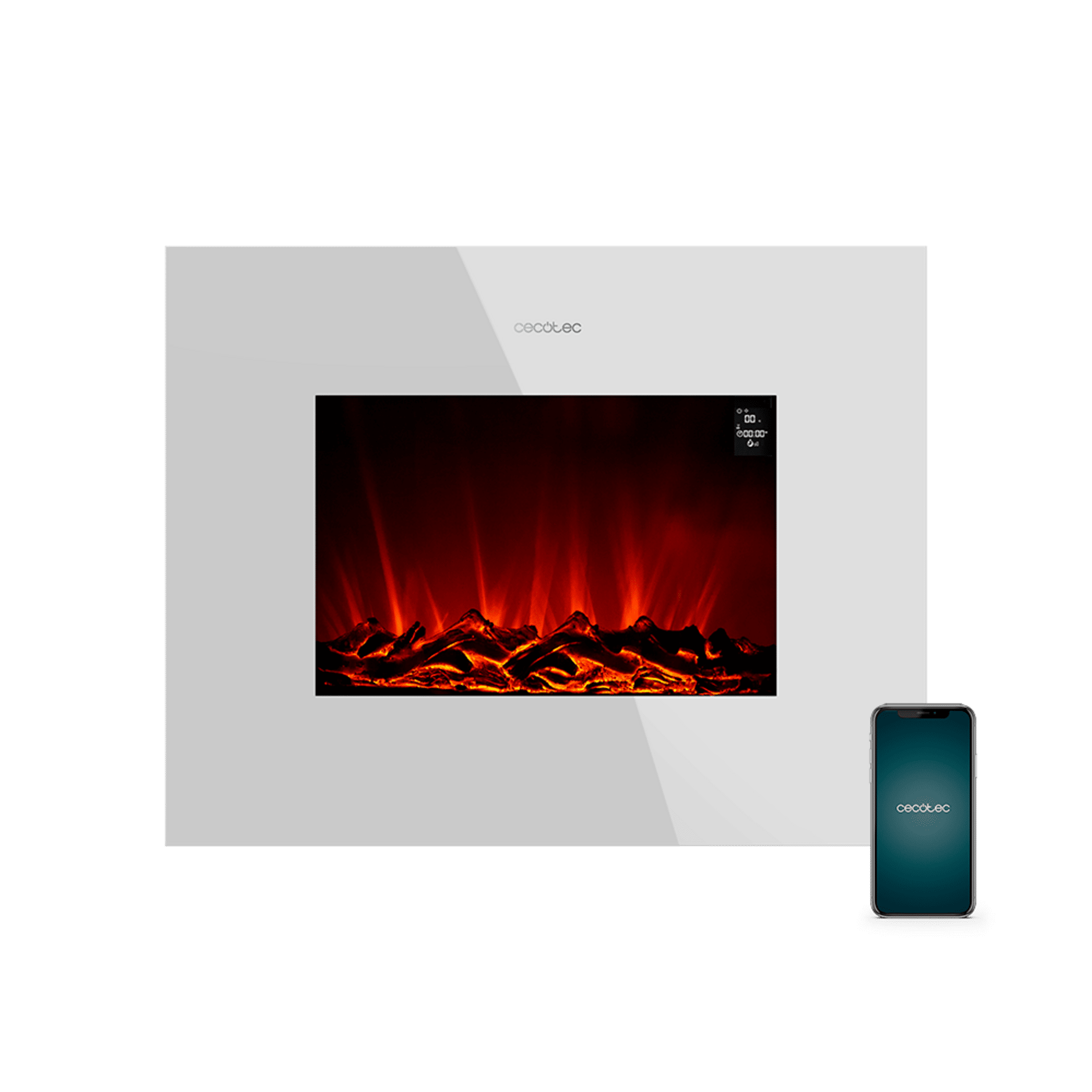 Cecotec READY WARM 2690 FLAMES CONNECTED WHITE