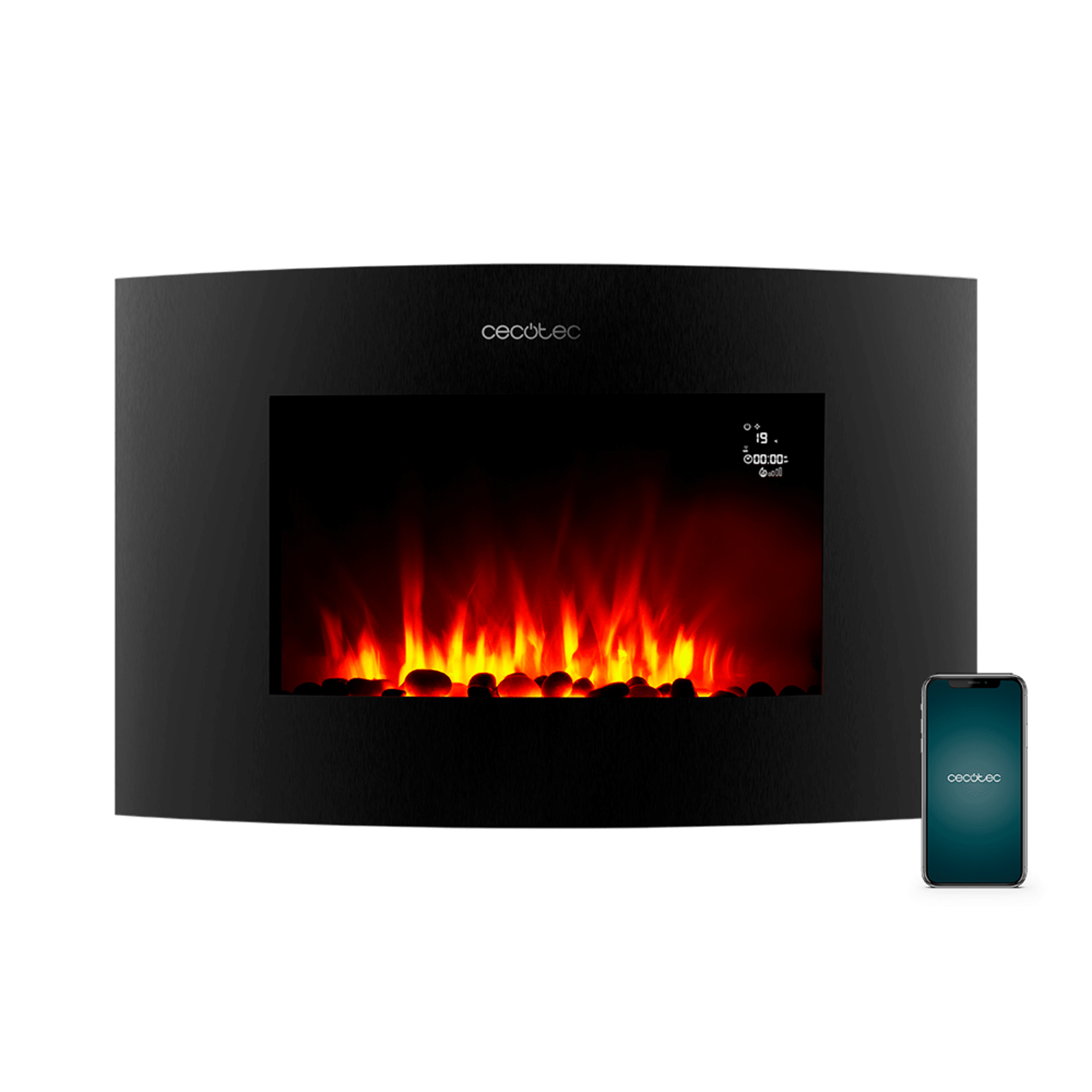 Cecotec READY WARM 3550 CURVED FLAMES CONNECTED