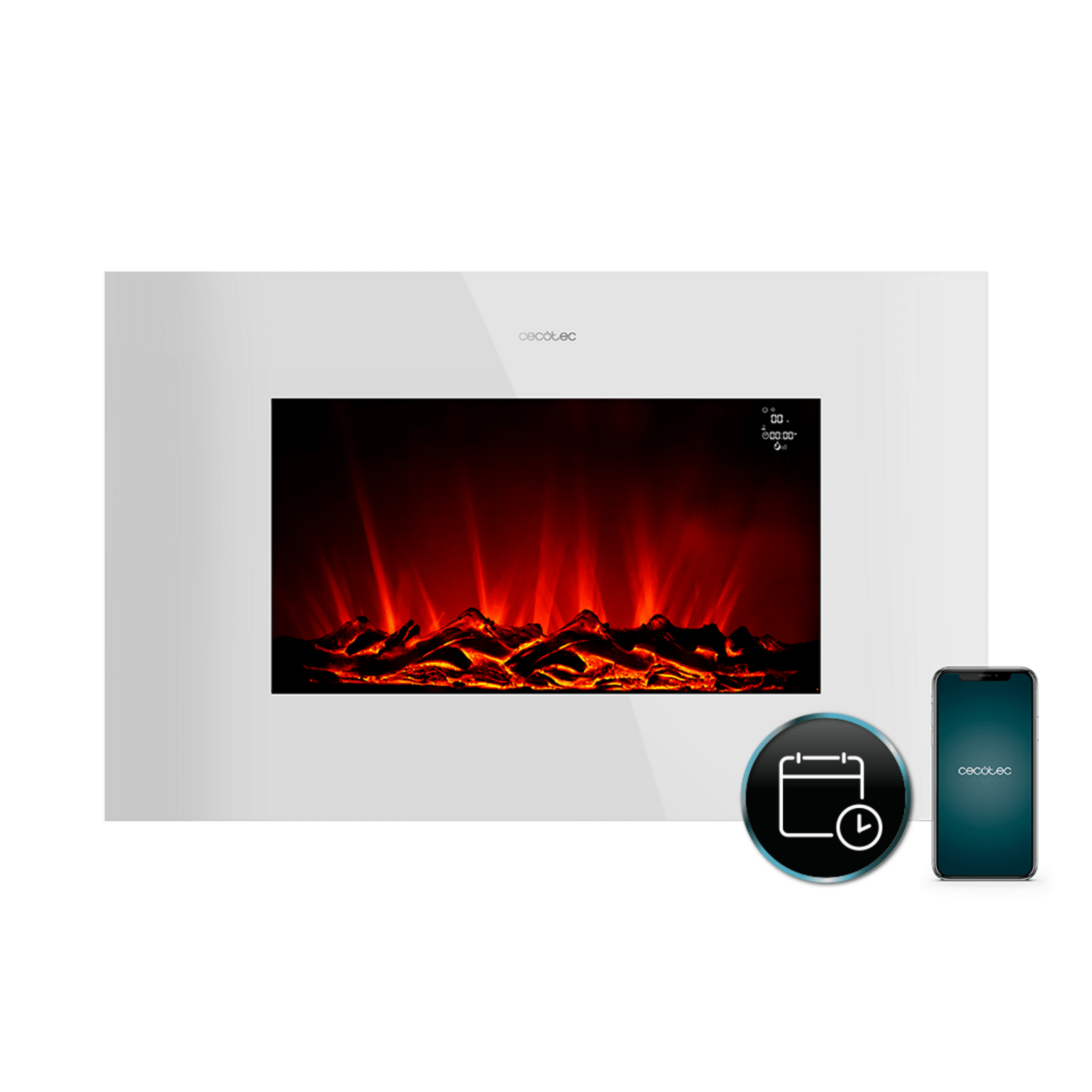 Cecotec READY WARM 3590 FLAMES CONNECTED WHITE