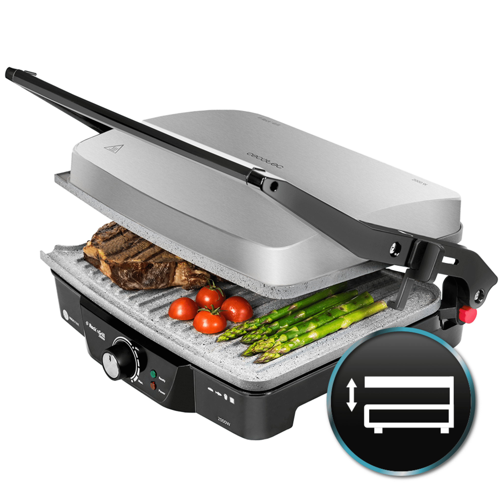 Cecotec ROCK'NGRILL 2000 W