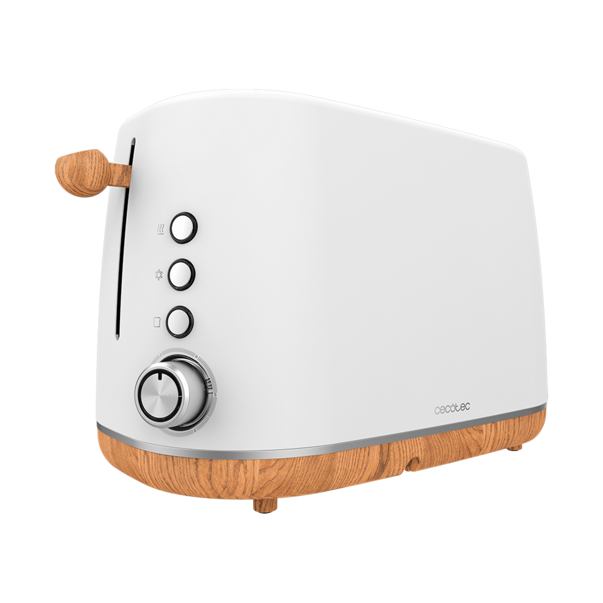 Cecotec TRENDYTOAST 9000 WHITE WOODY