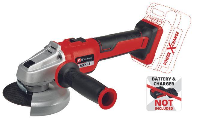 Notice d'utilisation, manuel d'utilisation et mode d'emploi Einhell AXXIO 18/115 Q Meuleuse d'angle sans fil   