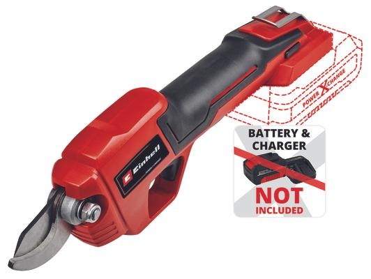 Notice d'utilisation, manuel d'utilisation et mode d'emploi Einhell GE-LS 18 LI-SOLO Sécateur sans fil   