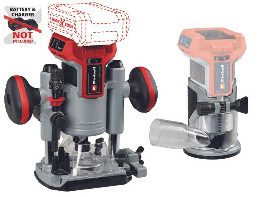  Einhell TP-RO 18 SET LI BL Cordless Router / Palm Router  