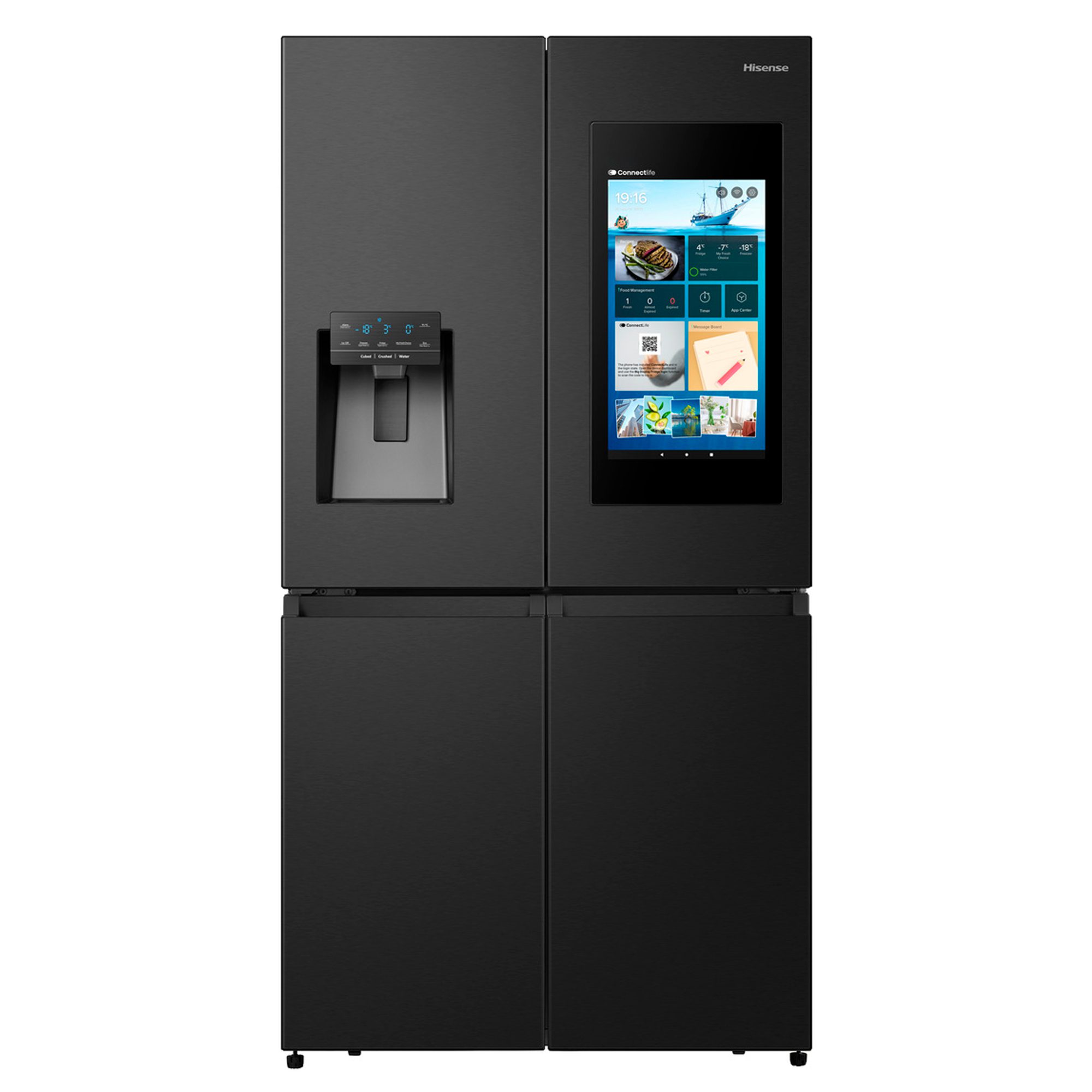 Notice d'utilisation, manuel d'utilisation et mode d'emploi Hisense RQ760N4IFE Réfrigérateur multi-portesconnecté  