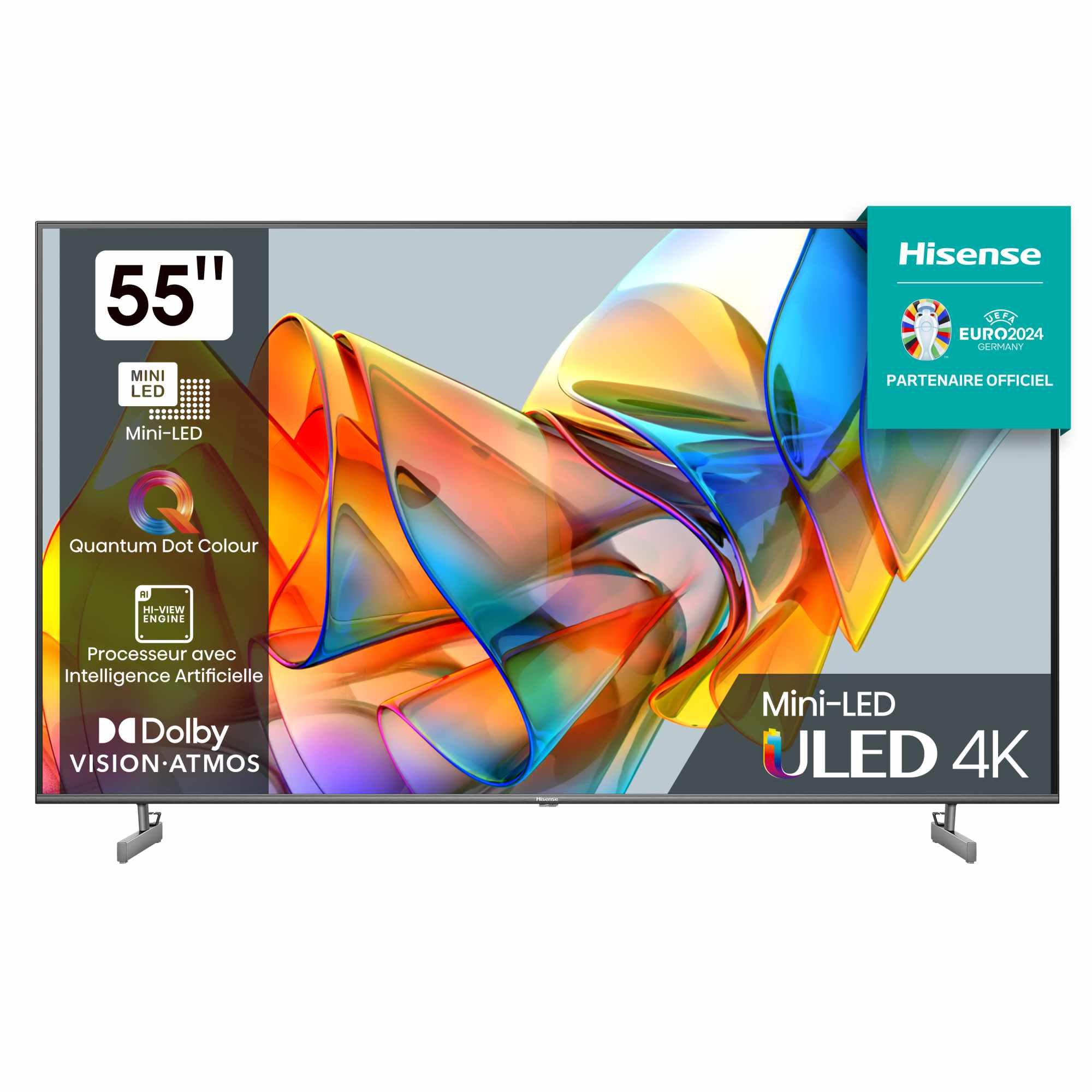 Notice d'utilisation, manuel d'utilisation et mode d'emploi Hisense U6KQ TV MINILED 4K   