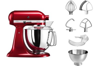 Notice d'utilisation, manuel d'utilisation et mode d'emploi Kitchenaid 5KSM175PSECA ARTISAN POMME D'AMOUR Robot pâtissier  5413184200480 