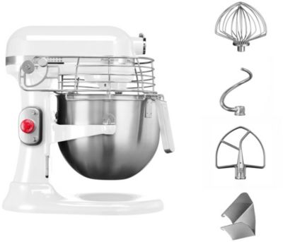 Notice d'utilisation, manuel d'utilisation et mode d'emploi Kitchenaid 5KSM7990XEWH - PROFESSIONNEL - BOL 6.9L Robot pâtissier  