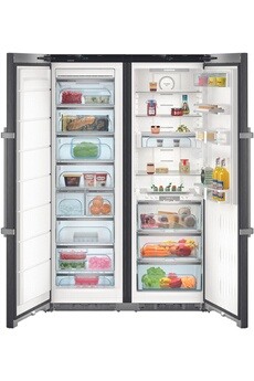 Notice d'utilisation, manuel d'utilisation et mode d'emploi Liebherr SBSBS8683 Refrigerateur americain   