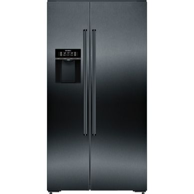 Notice d'utilisation, manuel d'utilisation et mode d'emploi Siemens KA92DHXFP Réfrigerateur Américain Iq700 Ka92dhxfp  Noir 540 L A++  