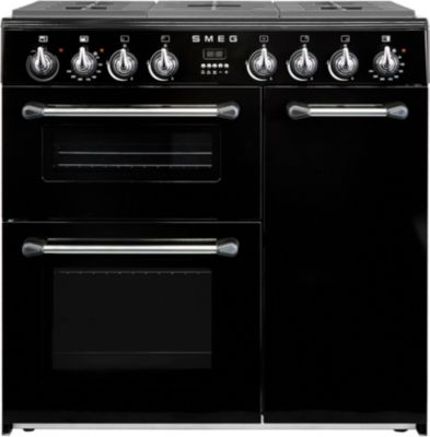 Notice d'utilisation, manuel d'utilisation et mode d'emploi Smeg BU93BL NOIR Piano de cuisson mixte  8017709213183 