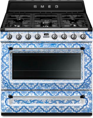  Smeg TR90DGM9 DOLCE GABBANA Piano de cuisson gaz  